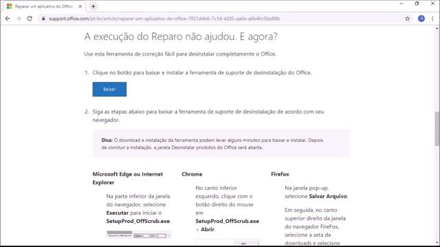 OFFICE 365 \ 13 \ 16 & 19 | CORRIGIR O ERRO OFFICE PAROU DE FUNCIONAR смотреть онлайн