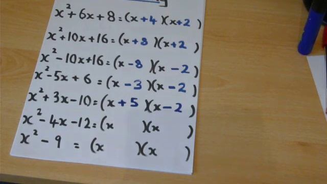Factorising quadratic expressions easily - GCSE maths revision video смотреть онлайн