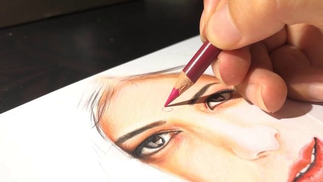Drawing Shruti Haasan With colored pencils - DP Truong смотреть онлайн