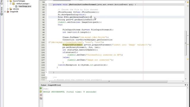 How to insert Image in MySQL Database using Java in NetBeansIDE смотреть онлайн