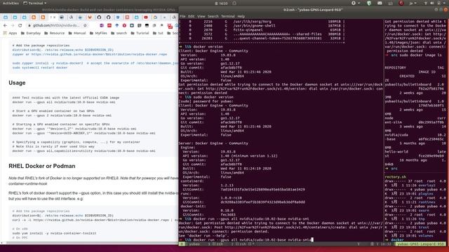 Docker 入门 (3): nvidia docker 安装介绍 смотреть онлайн