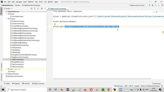 page_soure() command in Selenium Python (Session 72) смотреть онлайн
