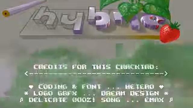 Hybrid - Alien Incident - MS Dos Cracktro смотреть онлайн