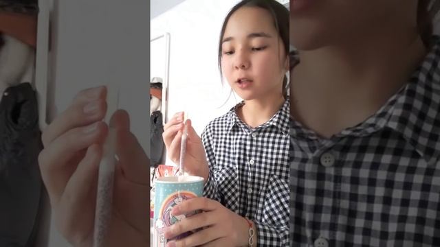 Трубочки для молока.?Попробуй в месте!Ириска Барбариска#рекомендации #трубочка#девушка#дом#молоко?