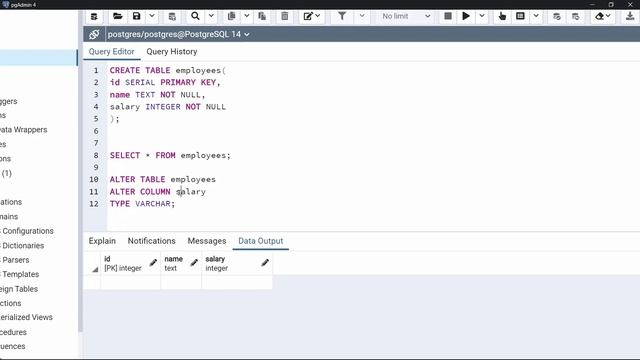 How to change the data type of the column in PostgreSQL | Change Data Type in PostgreSQL смотреть онлайн