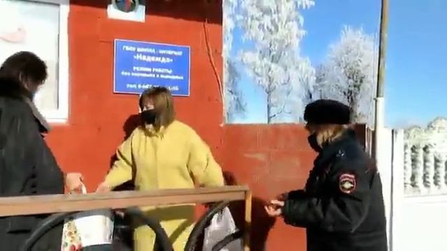 В Дигорском районе акция «Полицейский Дед Мороз»