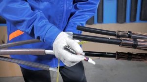 Монтаж переходной муфты 3 СПТп-10(70-120)