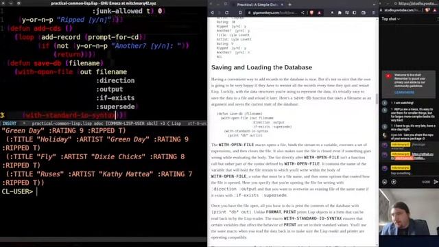 Learning Common Lisp, for real this time (part 1) смотреть онлайн