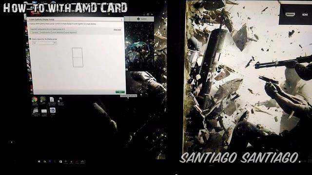 Gears Of War 4 Split Screen with 2 Monitors on PC Tutorial - Works on NVIDIA and AMD GPUs смотреть онлайн