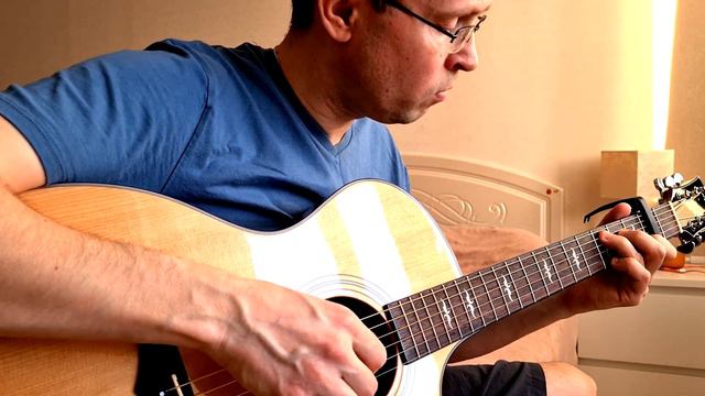 Yiruma - River Flows in You; на гитаре; Guitarcover# смотреть онлайн