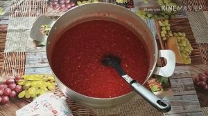Огонёк  на зиму из помидоров ( Рецепт без варки)