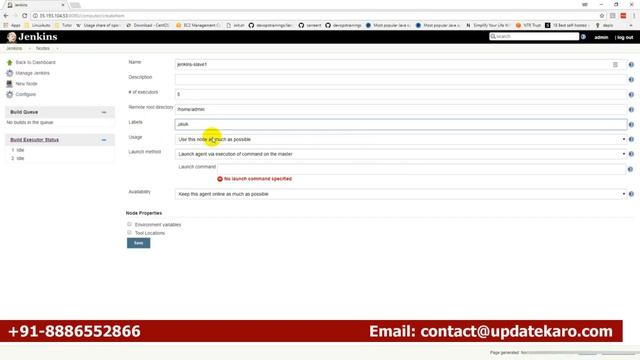 Install Jenkins Slave +91 8886552866 смотреть онлайн