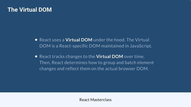 React Masterclass #96 - The React.createElement Method [SLIDES] смотреть онлайн