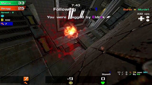A Blender of Frags! Quake4Max 2v2 Team Deathmatch. Quake 4 Multiplayer Online 2022 смотреть онлайн