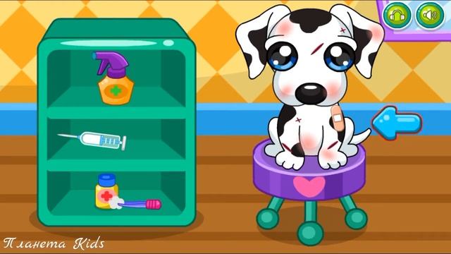 Зоо САЛОН для щенков ухаживай за питомцем дари заботу и любовь ИГРА смотреть онлайн