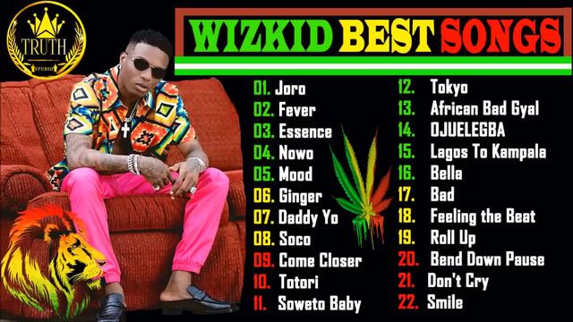 WizKid Best Greatest Hits Songs 2022 ( WizKid Full Album Songs 2022 ) MIX OF WizKid Non-Stop Songs