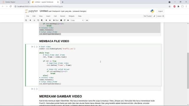 Menampilkan dan Merekam Video dengan OpenCV смотреть онлайн