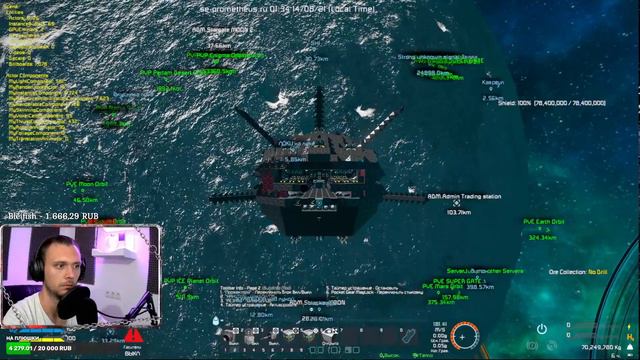 Бьемся с NPC и штормим врагов на модовом сервере в Space Engineers. смотреть онлайн