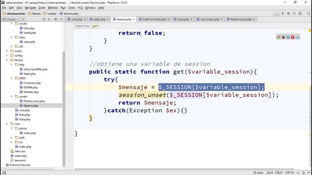 28 - Implementando clase Session | Sistema con PHP | @cursania смотреть онлайн