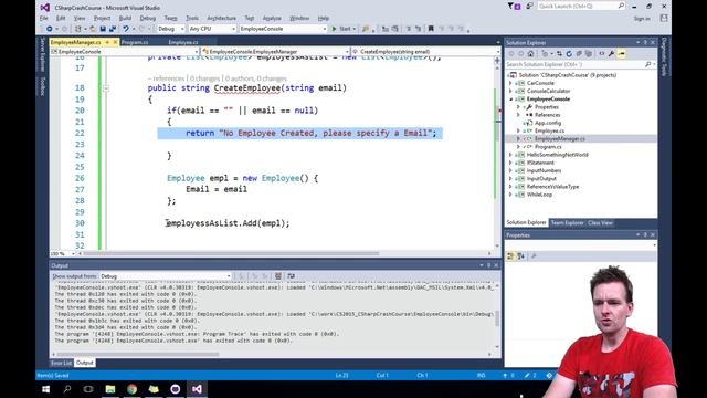 Check Email, Or in if statements смотреть онлайн