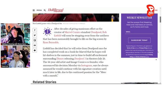 Deadpool Creator Rob Liefeld QUITS! смотреть онлайн