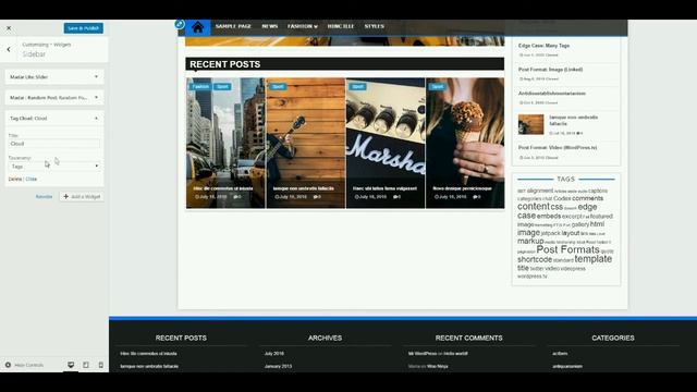 Madar Lite - Free wordpress theme widgets install смотреть онлайн