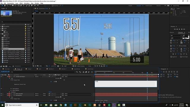 Better Millisecond Stopwatch Time in After Effects смотреть онлайн