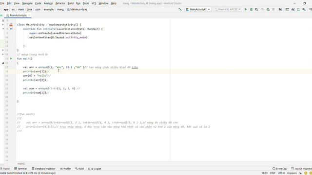 Arrays của Java và Kotlin смотреть онлайн