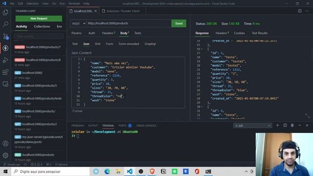 Extensão no VSCode que Substitui o Insomnia e Postman - Thunder Client смотреть онлайн