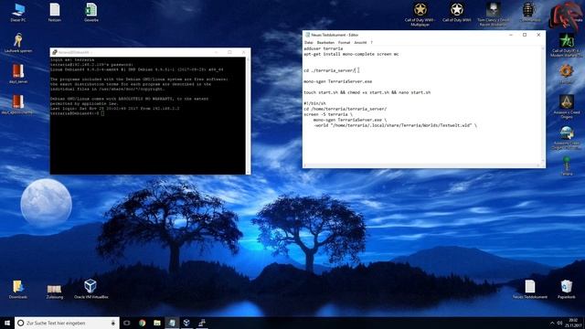 Terraria - Server erstellen (Linux, Startscript) смотреть онлайн