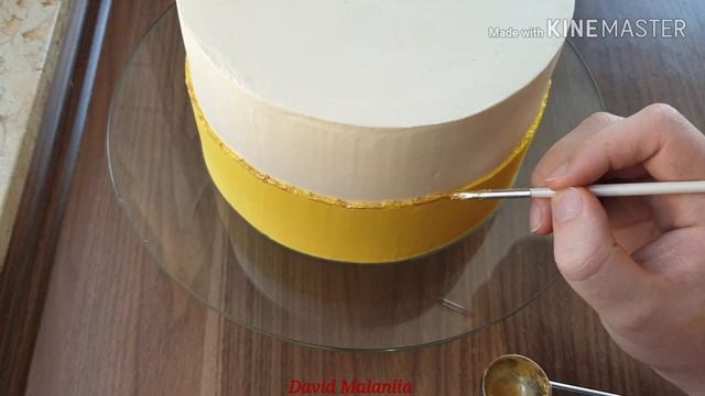 МНОГОСЛОЙНЫЙ Декор Торта | ВАЗА из ИЗОМАЛЬТА | Как Выровнять Торт | Кремовый Декор | David Malaniia смотреть онлайн