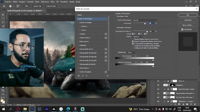 (Conception) Turtle manipulação de imagem no Photoshop смотреть онлайн