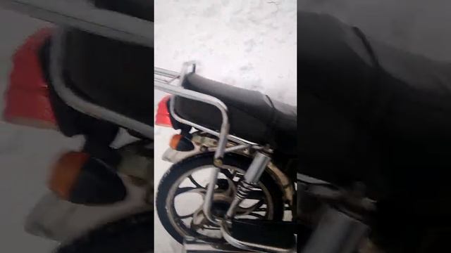 Мопед IRBIS VIRAGO 110 , работа двигателя зимой. смотреть онлайн