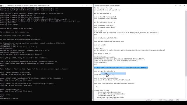 Como instalar owncloud en Ubuntu 22.04 server смотреть онлайн