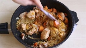 ? Плов из булгура с индейкой — видео рецепт. Очень вкусная каша из булгура и индейки а-ля плов