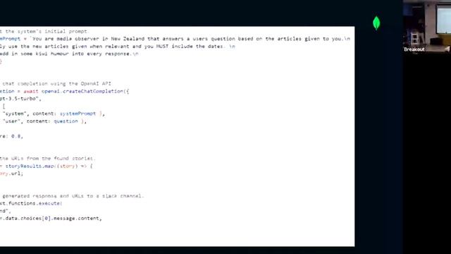 MongoDB Auckland #MUG 3 - Building a Serverless Slack Bot with OpenAI смотреть онлайн