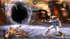 Как победить Шао Кана Рейденом в финале Mortal Kombat 9? Очень легко!