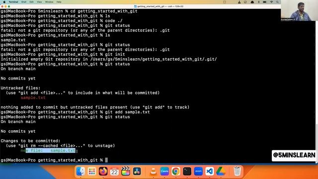 Getting Started with Git | Git Tutorial for beginners (2023) | Git Basics смотреть онлайн