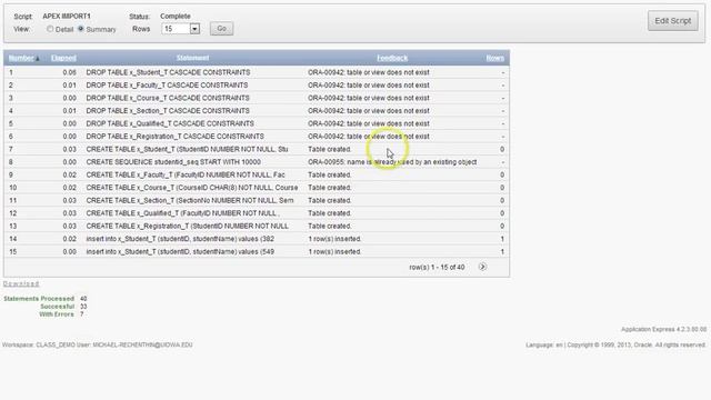 6k:182 Databases -- explaining triggers and uploading a new database смотреть онлайн