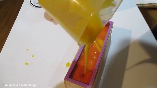 Pineapple & Fresh Mango, Cold Process Soap Making and Cutting, 19th Loaf смотреть онлайн