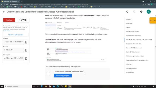 Deploy, Scale, and Update Your Website on Google Kubernetes Engine | Qwiklabs [GSP663] смотреть онлайн