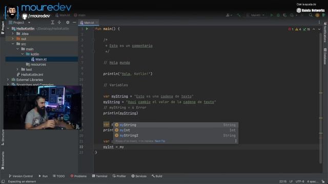 KOTLIN Desde Cero: Primeros Pasos en una hora смотреть онлайн