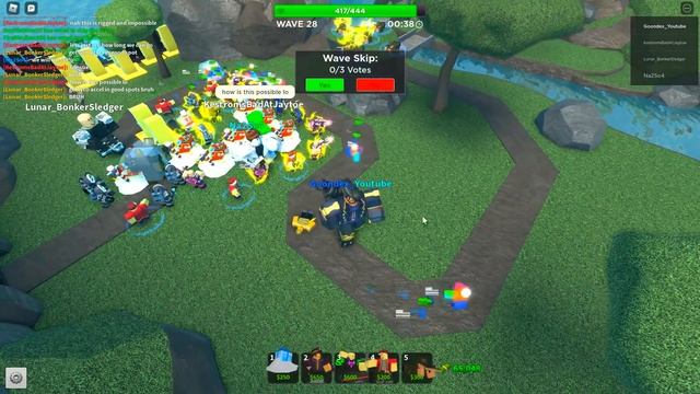 Very BAD GOONDEX Fallen Mode Roblox Tower Defense Simulator