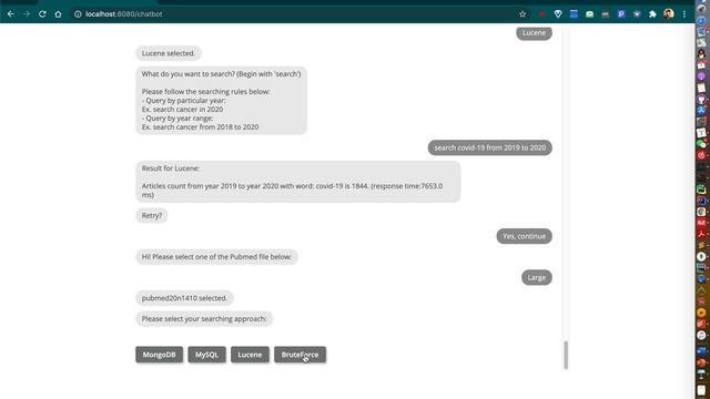 Pubmed Chatbot using BotUI and Spring Boot смотреть онлайн