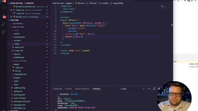 Nuxt The Next Headless Git Based CMS? Create a Blog Using Nuxt Content. // Nuxt.js 2020 Tutorial смотреть онлайн