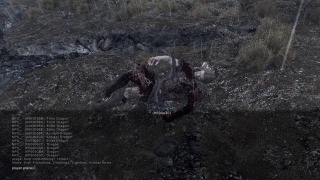 Skyrim - Dragon mods and ragdoll physics смотреть онлайн