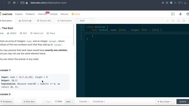 Leetcode 1: Two Sum - Swift Programming Language смотреть онлайн