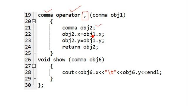 Overloading comma operator смотреть онлайн