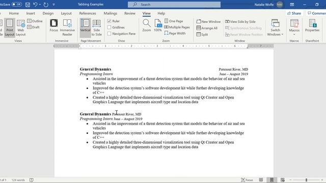 Aligning Dates and Locations on Your Resume in MS Word (PC) смотреть онлайн