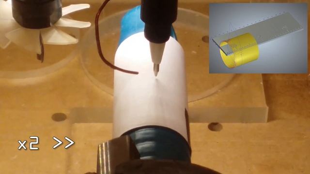 4th axis First g-code test Marlin fw смотреть онлайн